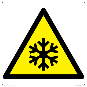 W010 Warning: Low temperature/freezing conditions